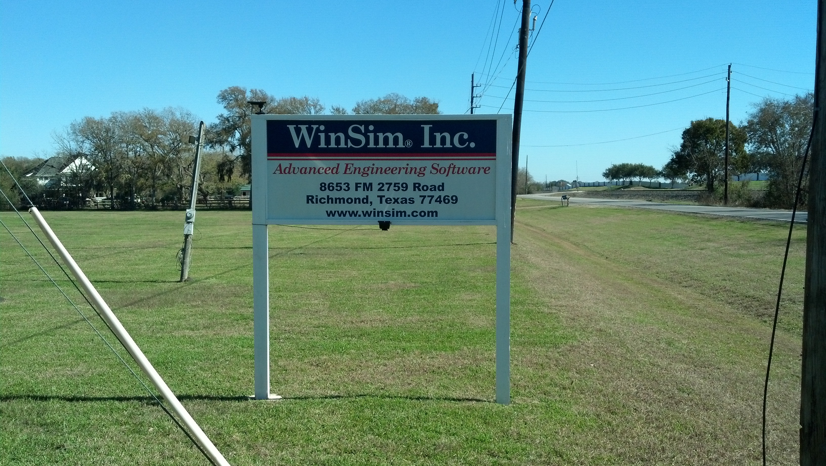 WinSim Inc Contact Us WinSim Inc Contact Us